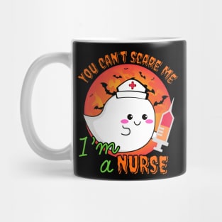 You can’t scare me, I’m a Nurse. Funny Halloween T-shirt. Mug